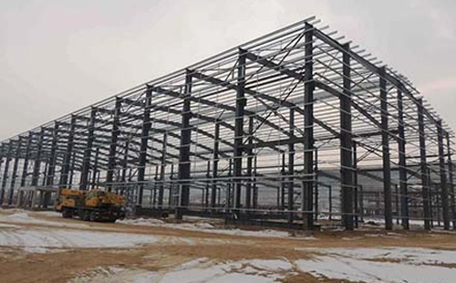 康乐康乐钢结构厂房安装